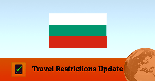 Covid19 Travel Restrictions Bulgaria
