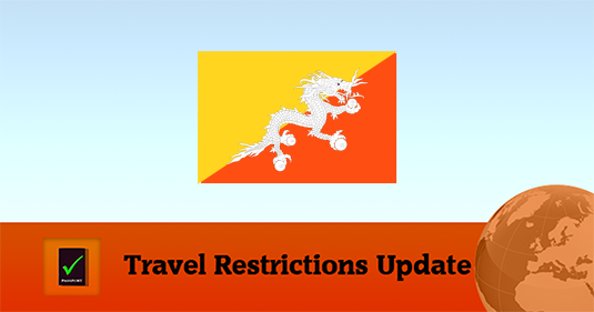 Covid19 Travel restrictions Bhutan