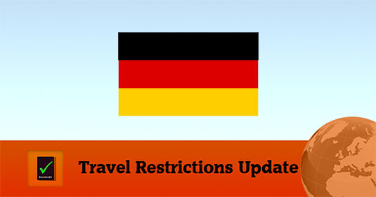 Germany Covid19 travel update